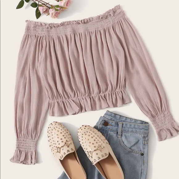 Tops - 🔁RESTOCKED - HOST PICK 7/9🔥Off Shoulder Blouse